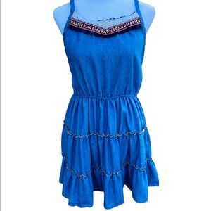 Zunie Chambray Sundress ~ Western